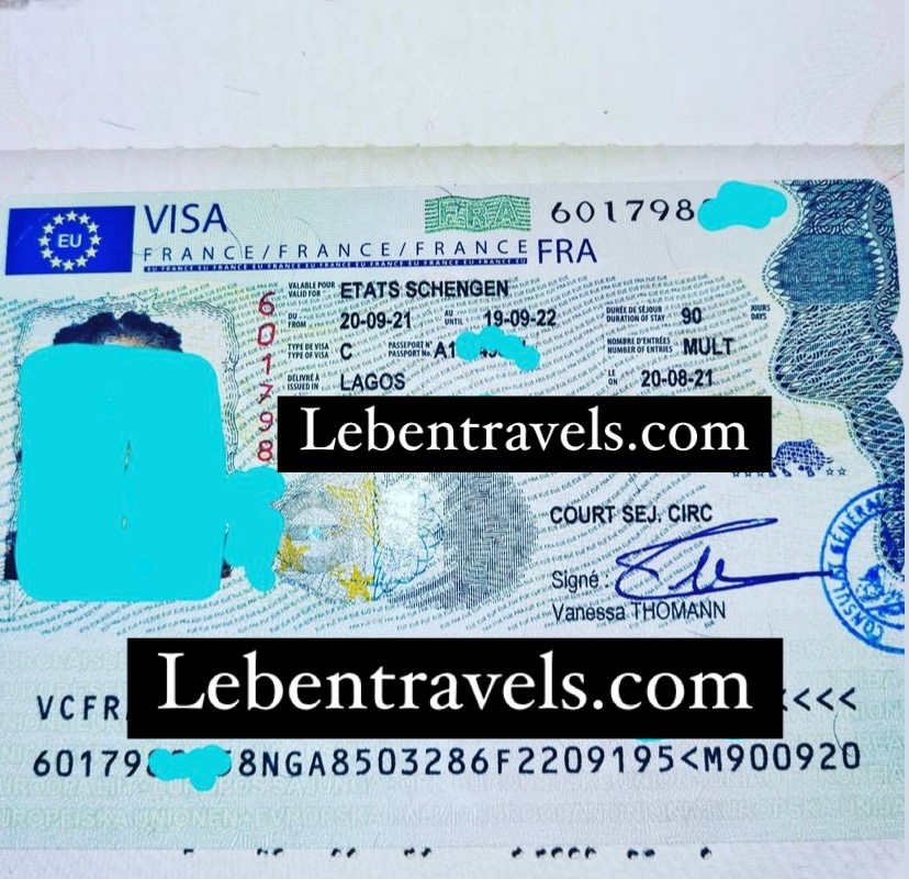 france visit schengen visa agent in nigeria